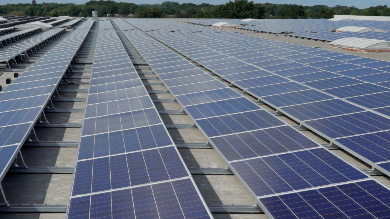 Prologis partnership with Sunrock solar panels